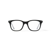 Walmart Womens FM13037 Square Prescription Eyeglasses with Case, Black/Crystal