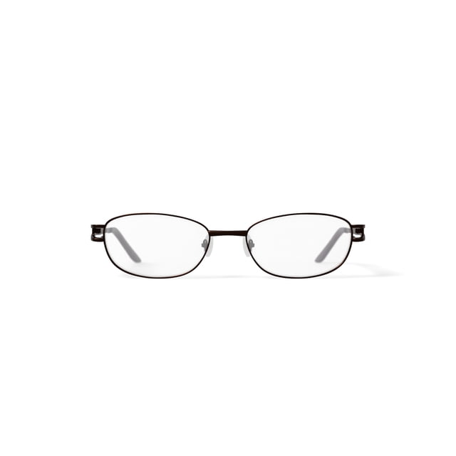 Tech Business Case Walmart Women's FM16109 Oval Prescription Eyeglasses with Case, Brown ...