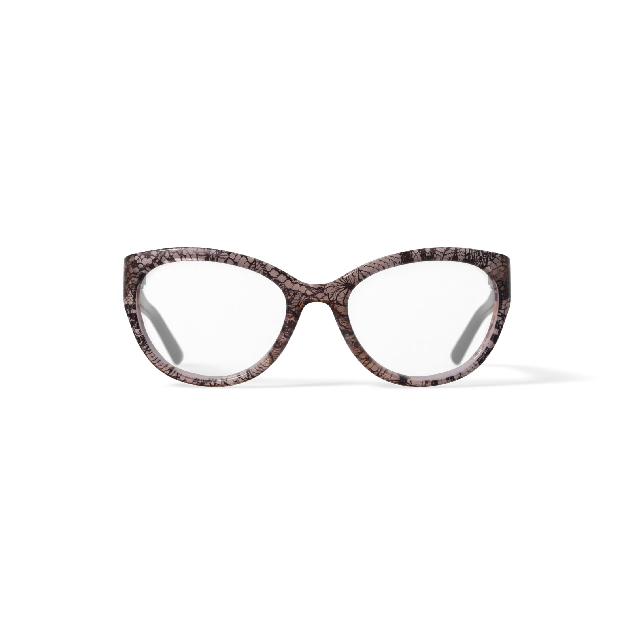 Walmart Women's L5003 Prescription Eyeglasses with Case, Brown