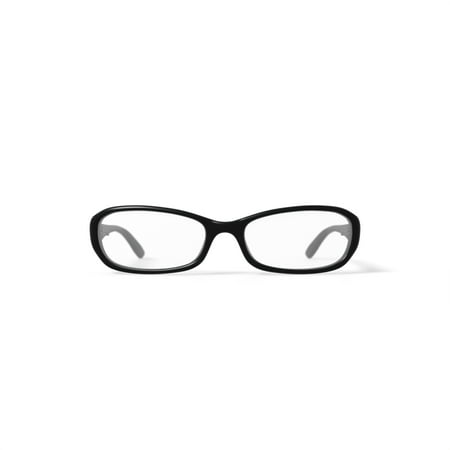 Walmart Women's FM9204 Rectangular Prescription Eyeglasses with Case, Navy Blue