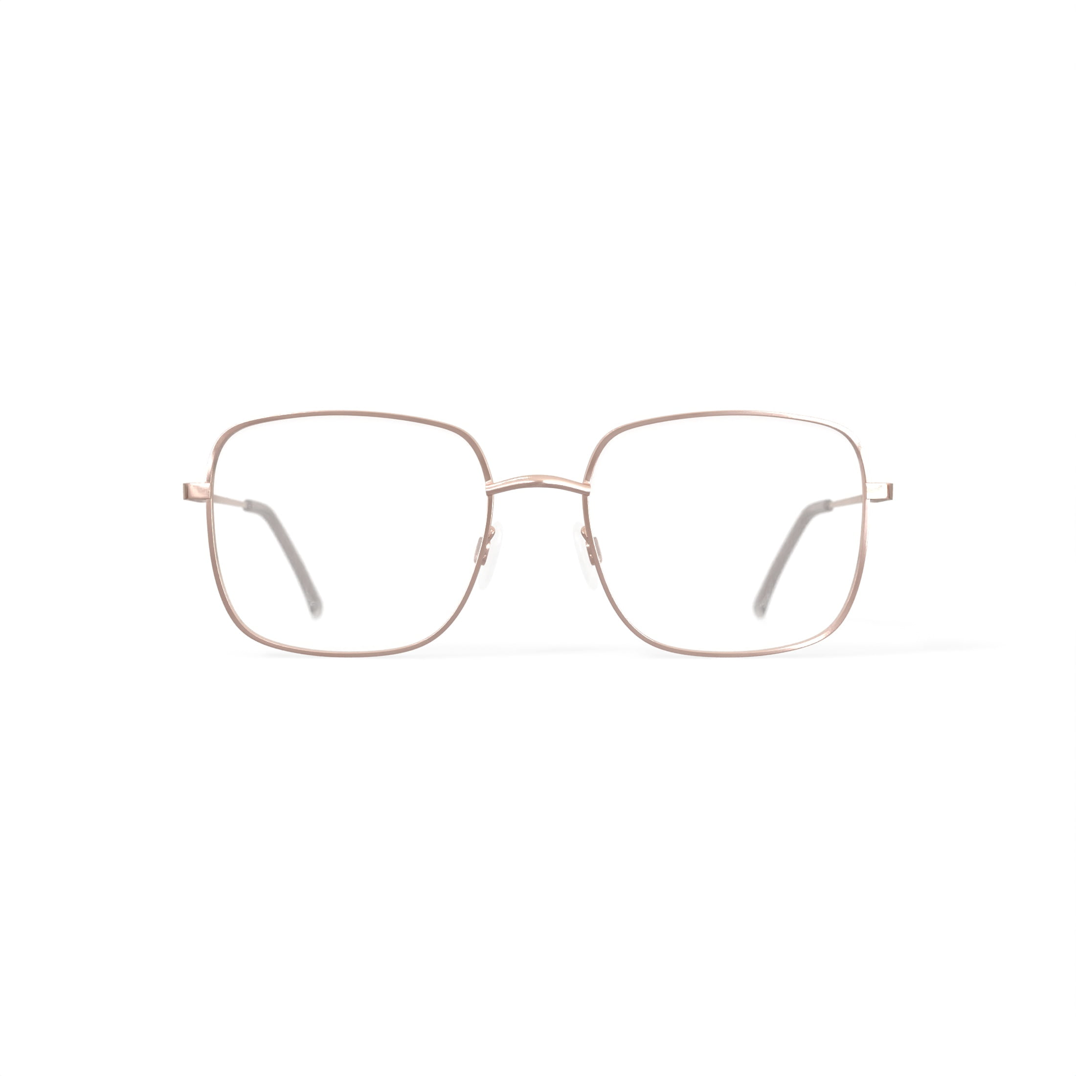 Walmart Women's MV027 Jillian Square Prescription Eyeglasses with Case, Gold