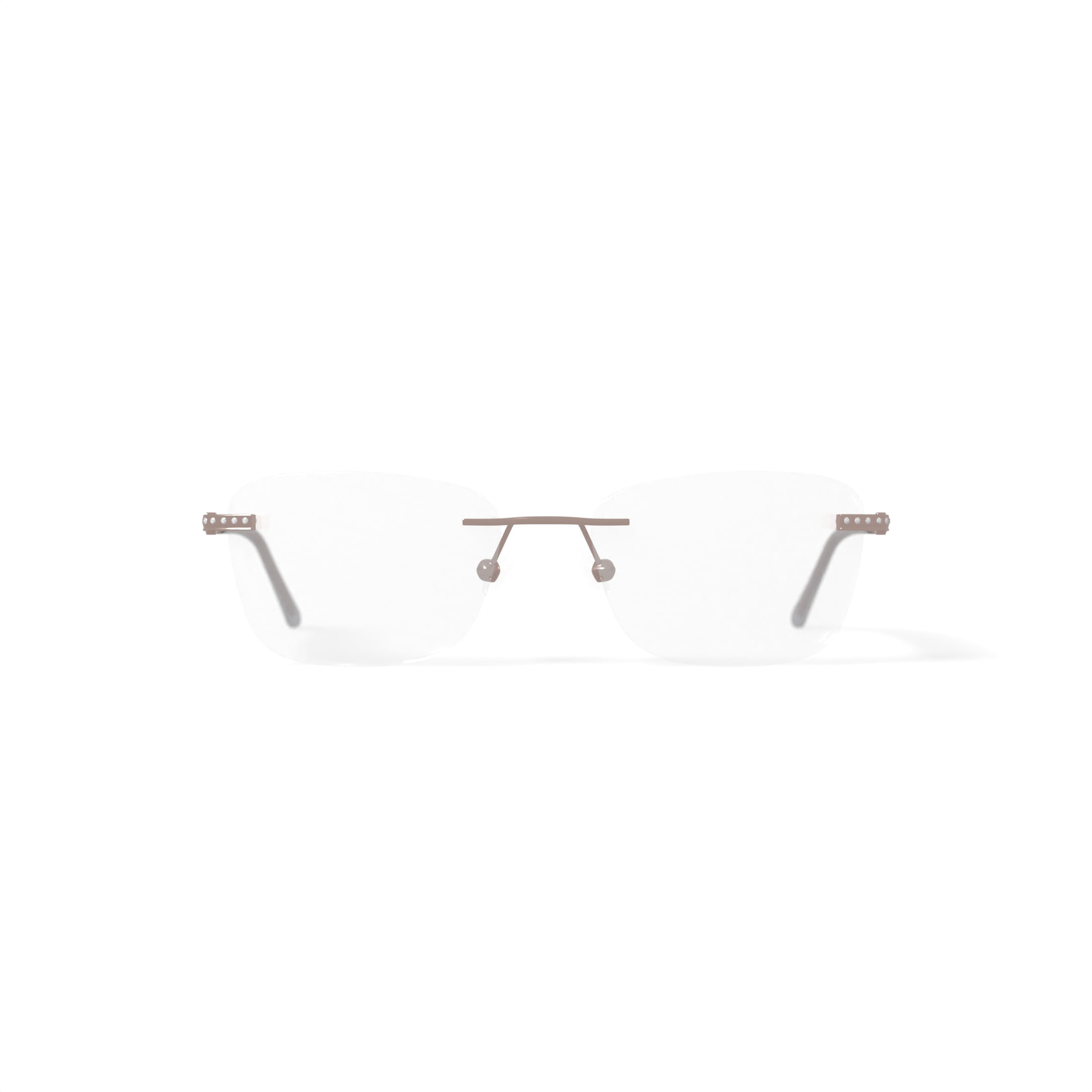 Walmart Women's MC013 Eleanor Square Prescription Eyeglasses with Case, Gold
