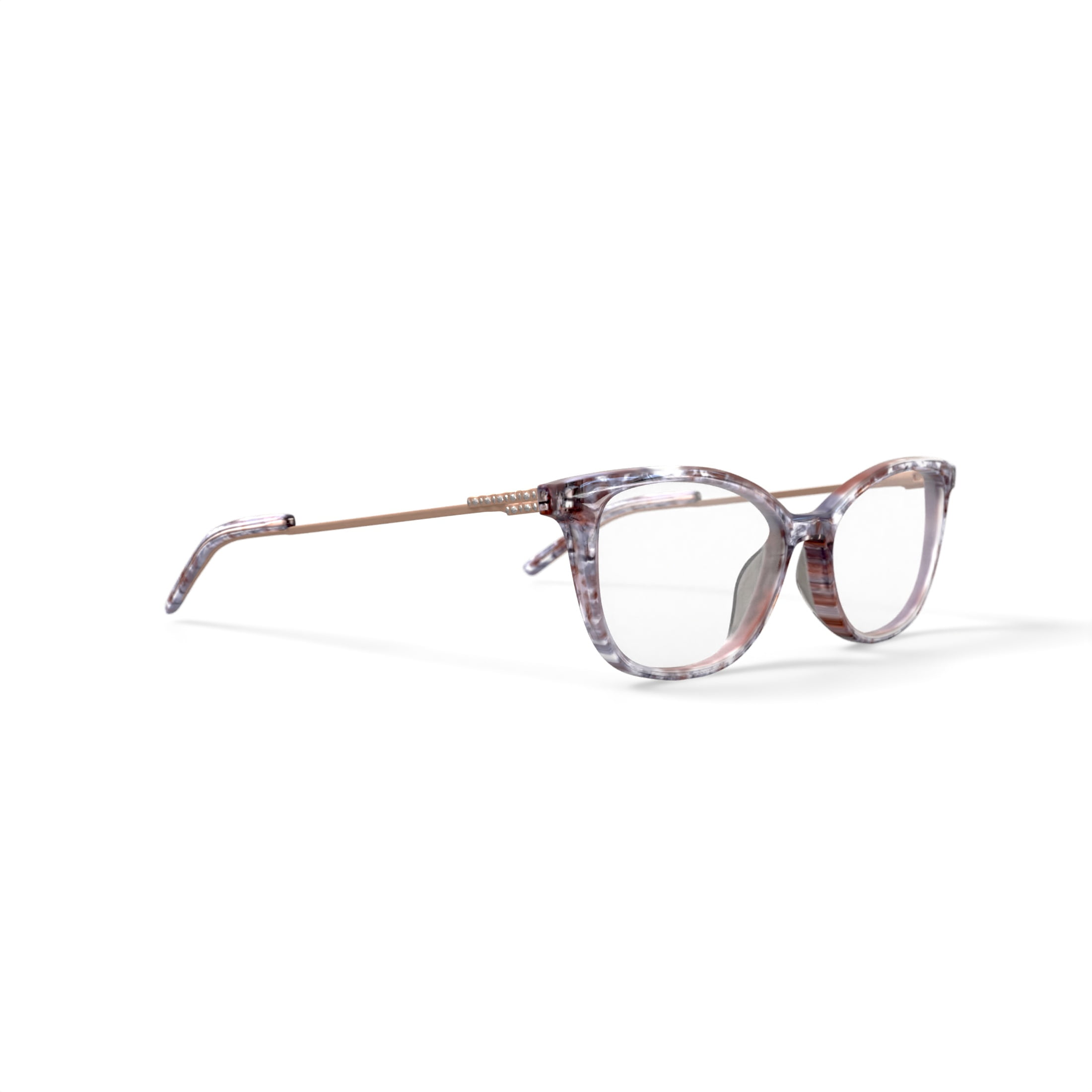 Walmart Women s Round Eyeglasses MC007 Kami Pink Crystal Walmart