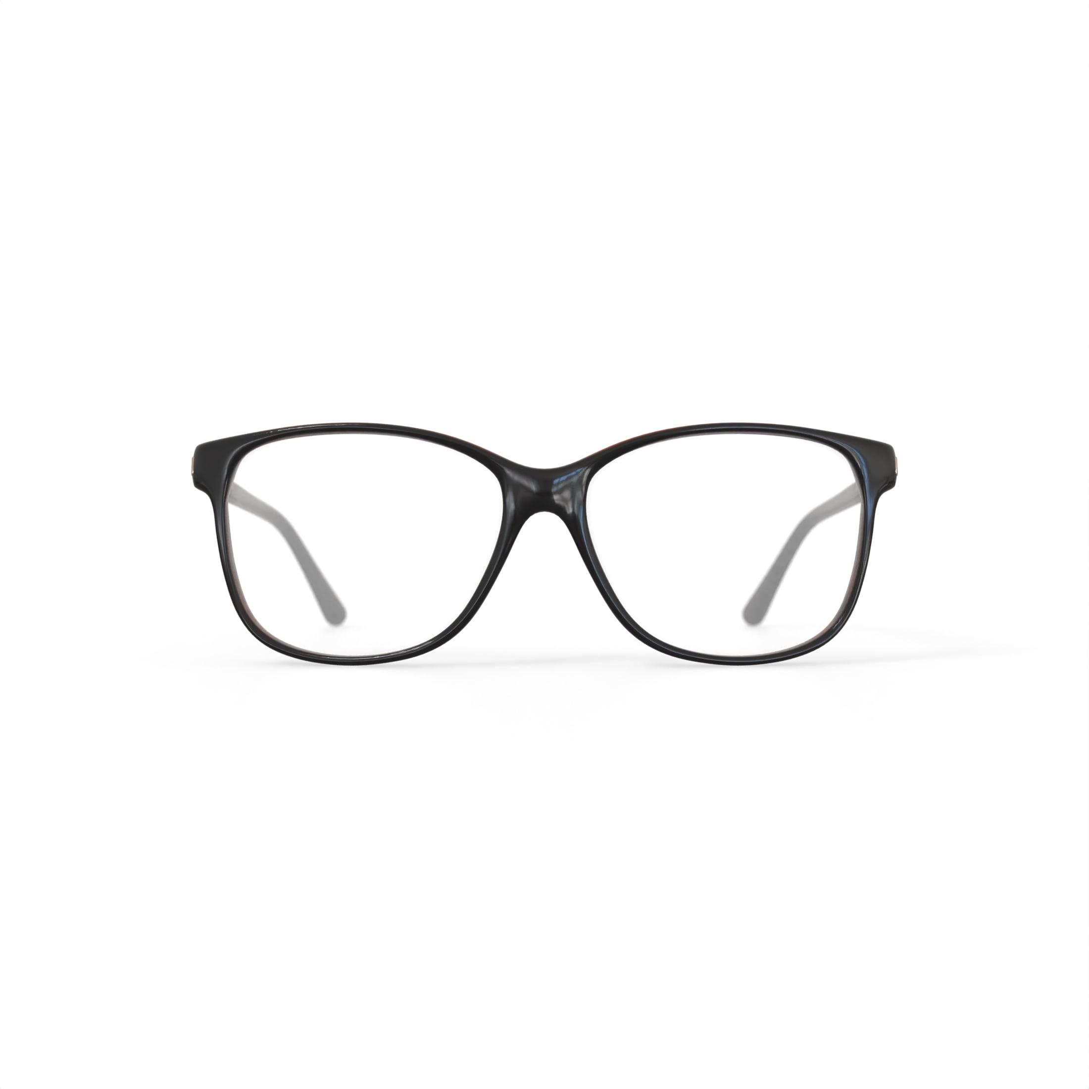 Walmart Women's WOP67 Square Prescription Eyeglasses with Case, Brown