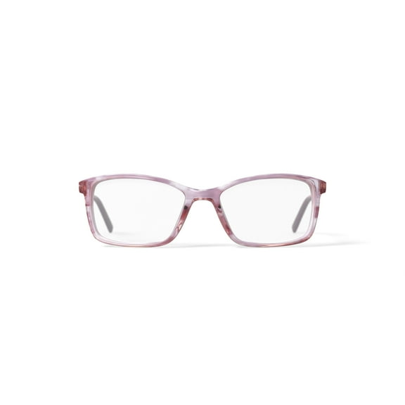 Walmart Womens XSMI80AS-C1 Square Prescription Eyeglasses with Case, Pink