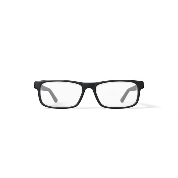 Walmart Youth FM17005 Rectangular Prescription Eyeglasses with Case, Black/Blue