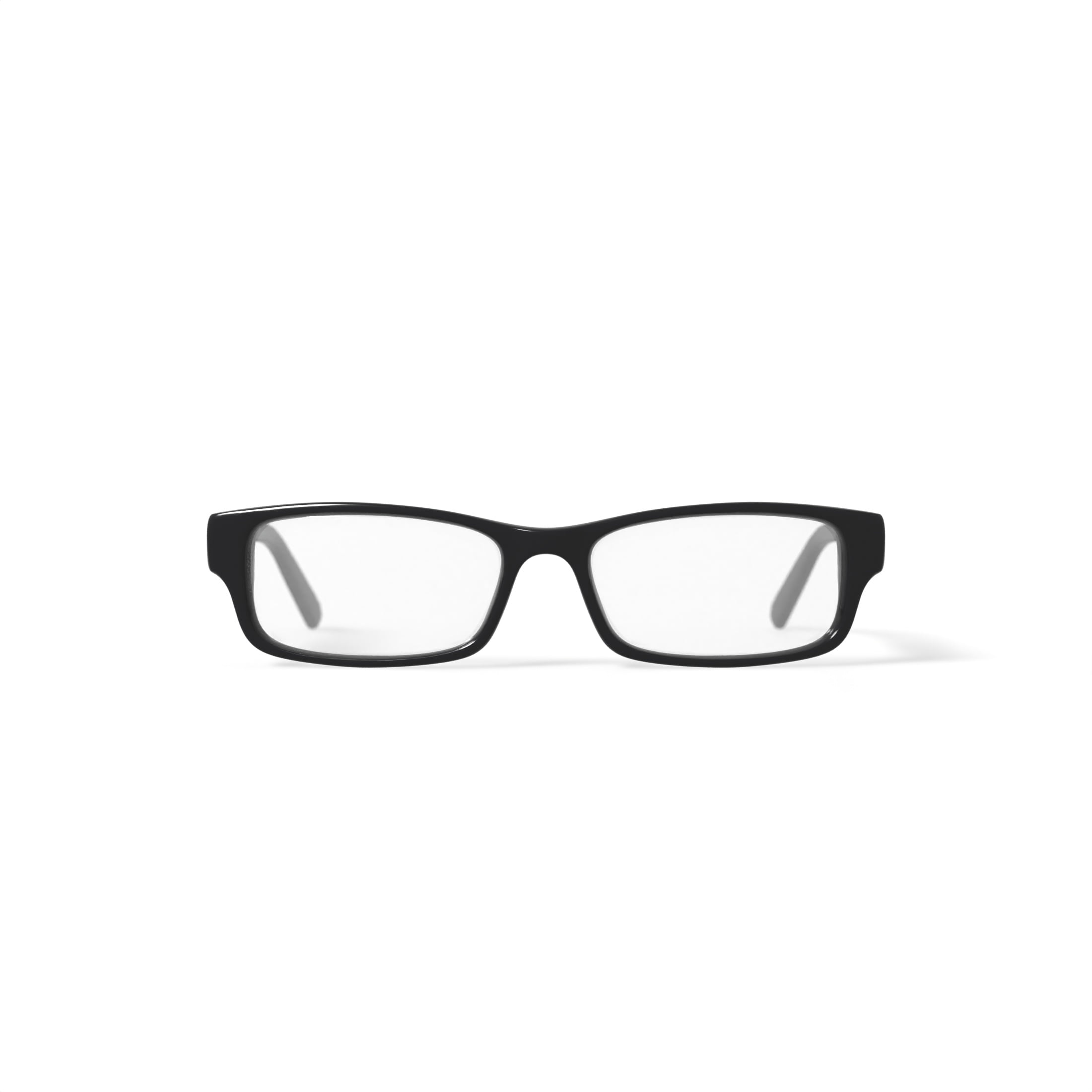 Walmart Youth FM12024 Rectangular Prescription Eyeglasses with Case, Black/Blue