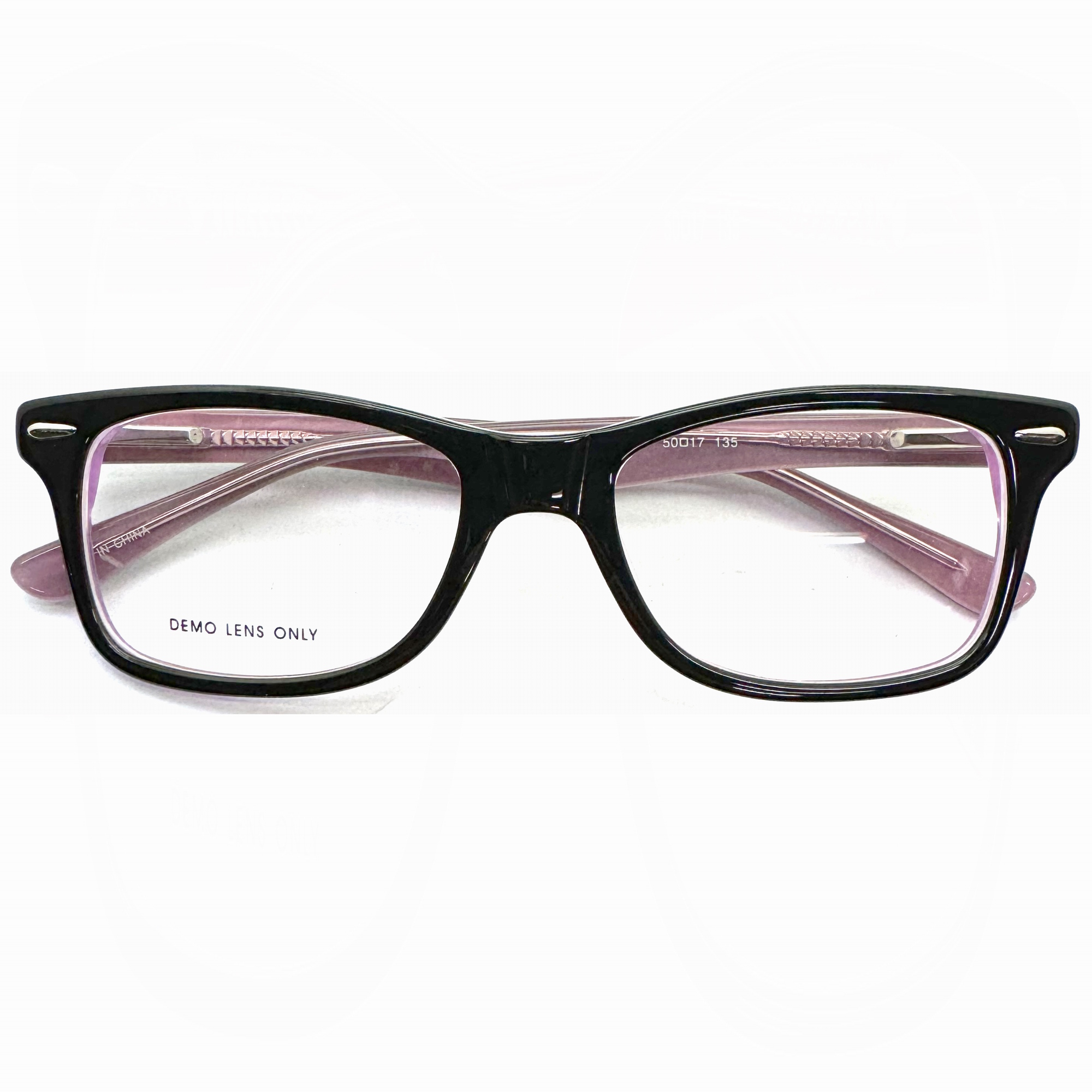 Walmart Youth Eyeglasses, FM13052, Black/Pink, 5017135, with Case