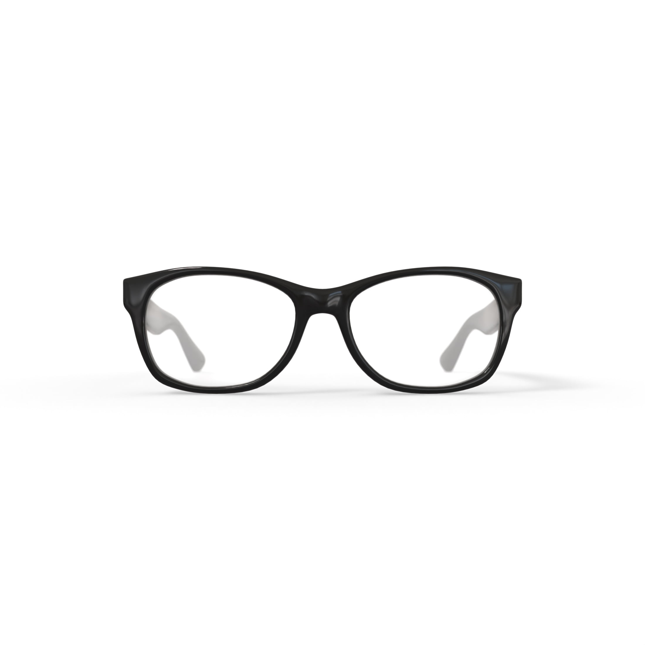 Walmart Youth FM14104 Square Prescription Eyeglasses with Case, Black