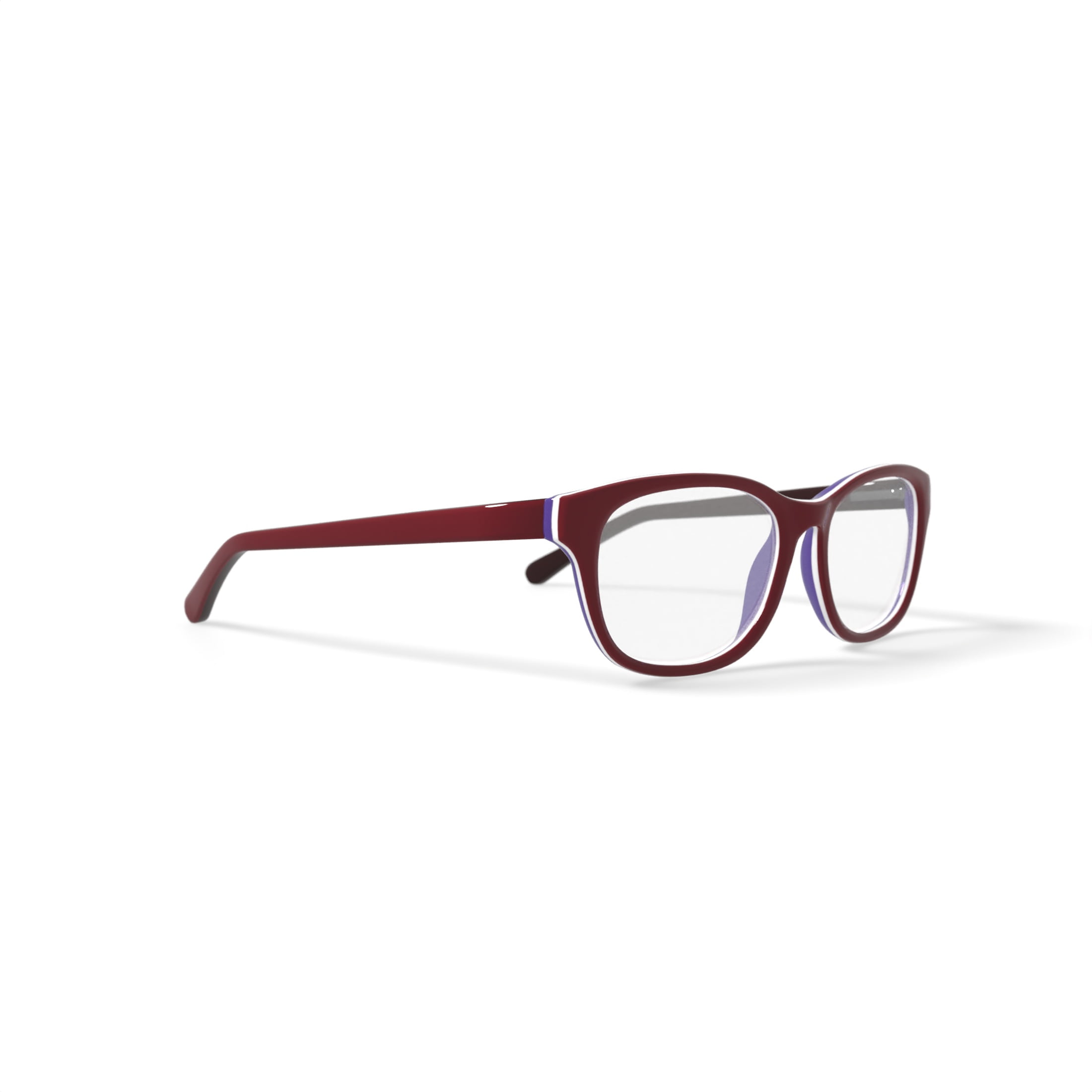Walmart Youth FM17198 Square Prescription Eyeglasses with Case, Pink