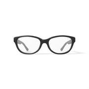 Walmart Youth FM14104 Square Prescription Eyeglasses with Case, Crystal Black