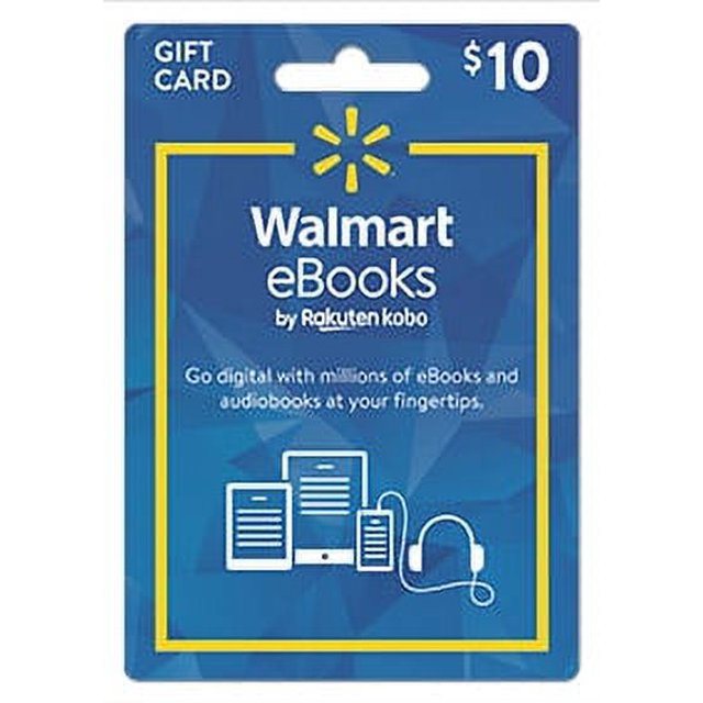 Walmart eBooks eGift Card 10 (email delivery)
