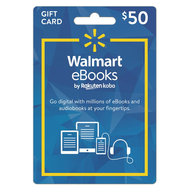 Walmart eBooks eGift Card $50 (email delivery)