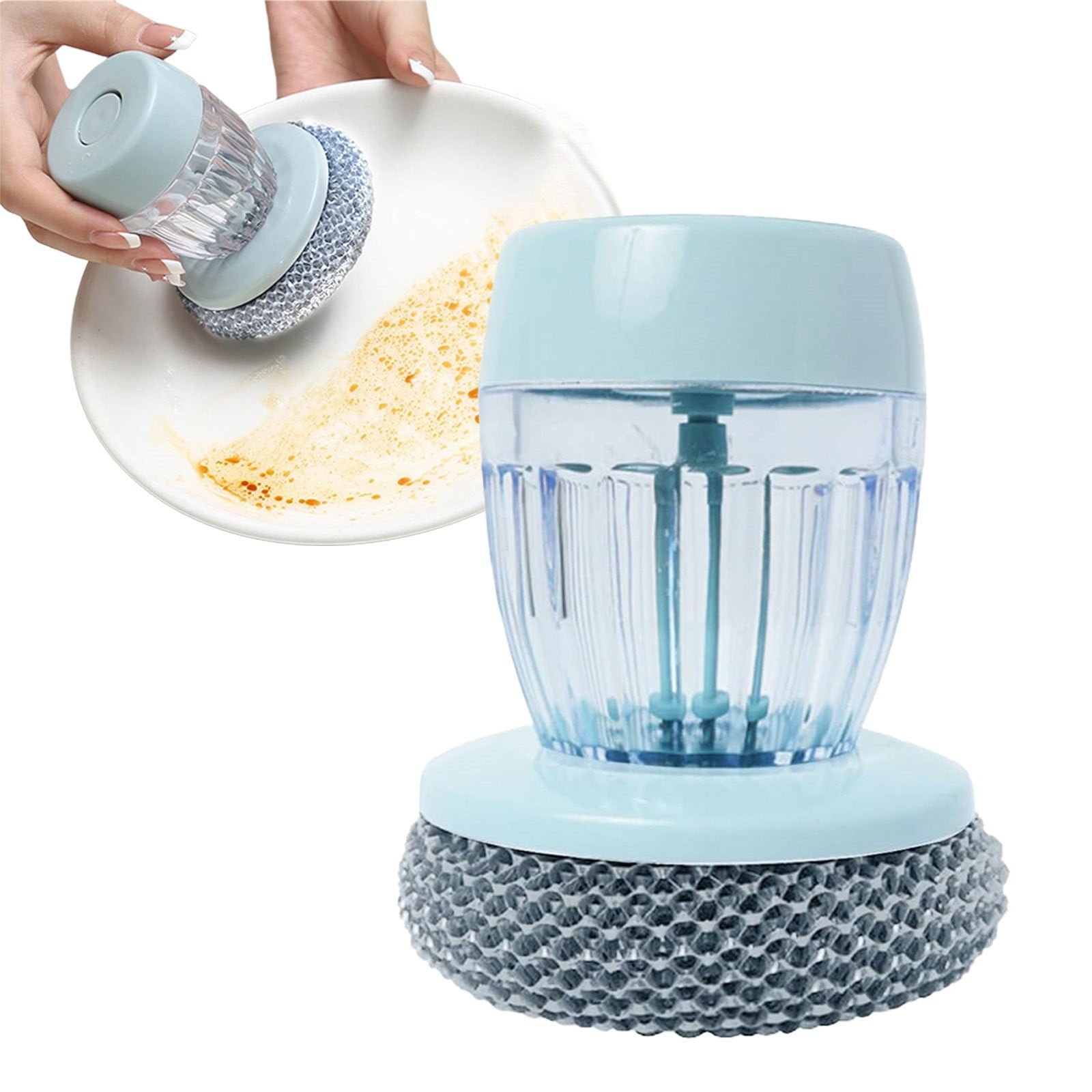 Walmart week Clearance Sale Wuxinga Soap Dispensing Dishwashing Brush