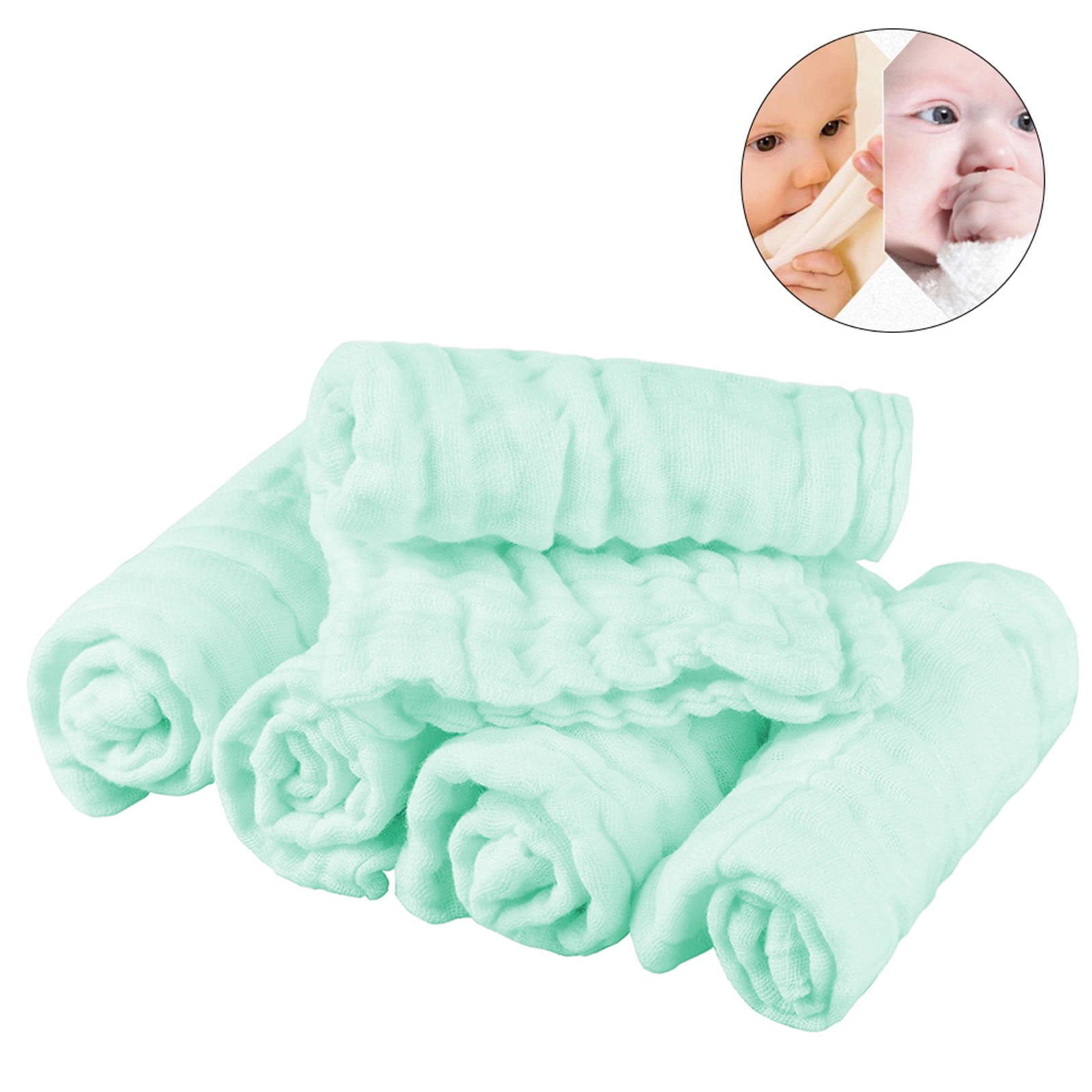 Walmart week Deals Pretty See Organic Cotton Baby Wipes Soft Newborn Baby Face Towel Natural Baby Muslin Washcloths And Towels For Sensitive Skin Set Of 5 Walmart