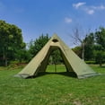 thumbnail image 1 of Walmeck 10.5' x 5.2' Camping Tent with Jack Teepee Tent for Family Camping Backpacking Hiking, 1 of 7