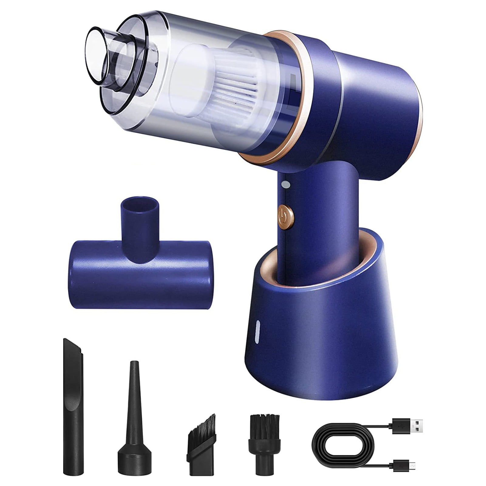 Walmeck 3in1 Strong Suction Vacuum Cleaner for Car 4000Pa Powerful