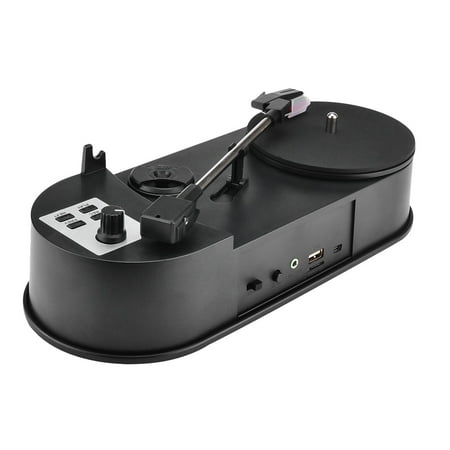 Walmeck 33/45 PRM LP Turntable with MP3 Converter, Black