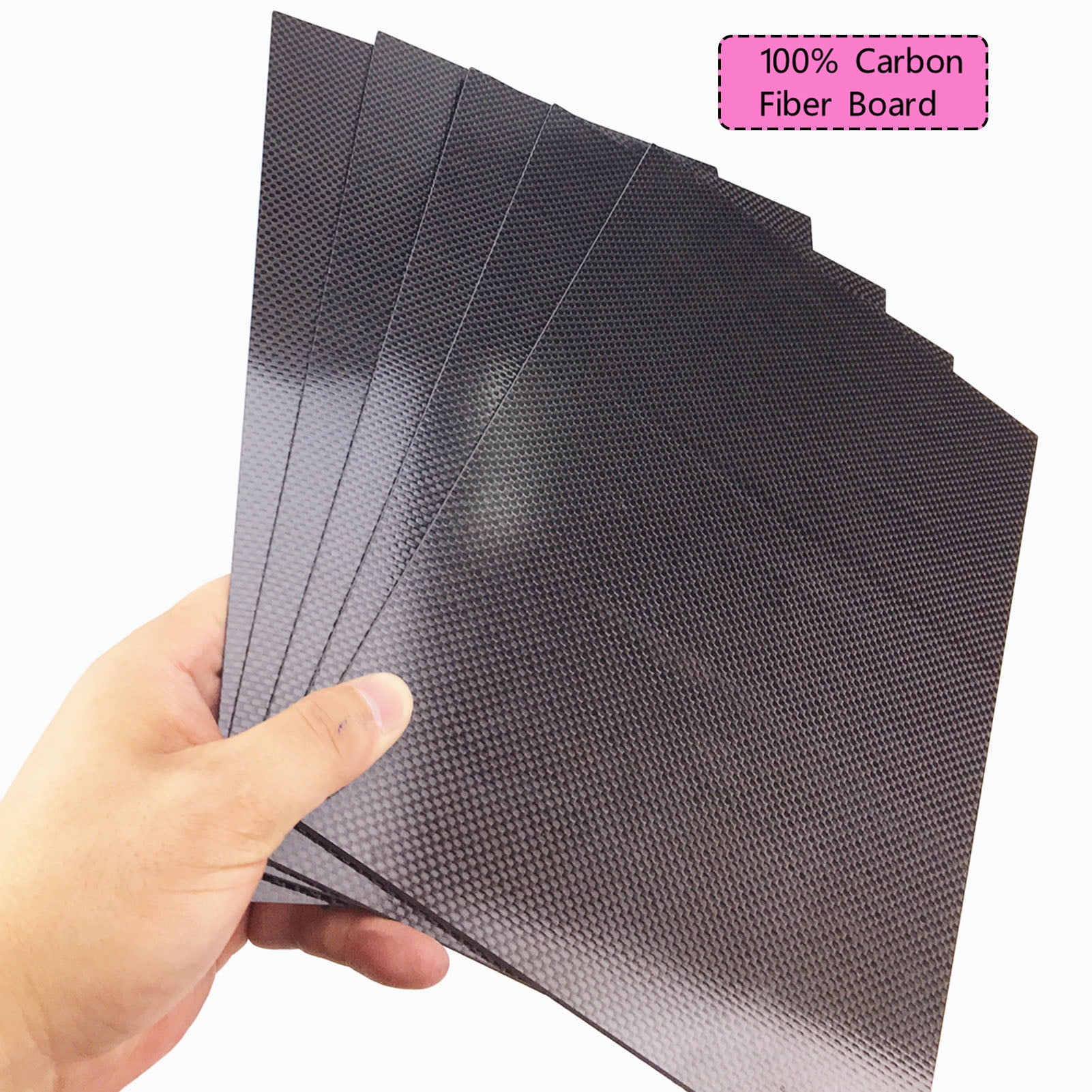 Walmeck 3K Full Carbon Fiber Plate Sheet Corrosion Resistant High ...
