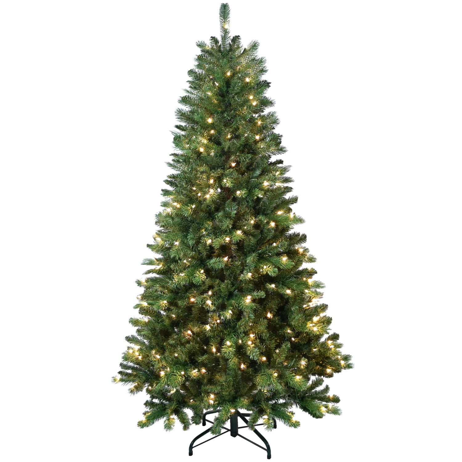 Walmeck 7FT Prelit Artificial Christmas Tree 1248 Branch Tips
