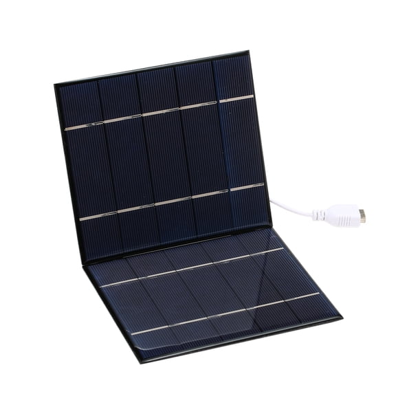 Walmeck 7W5V Portable Solar With USB Port Foldable Solar Panel Camping Hiking Travel Compact Solar Power Phone For Tablet Laptop Cellphones