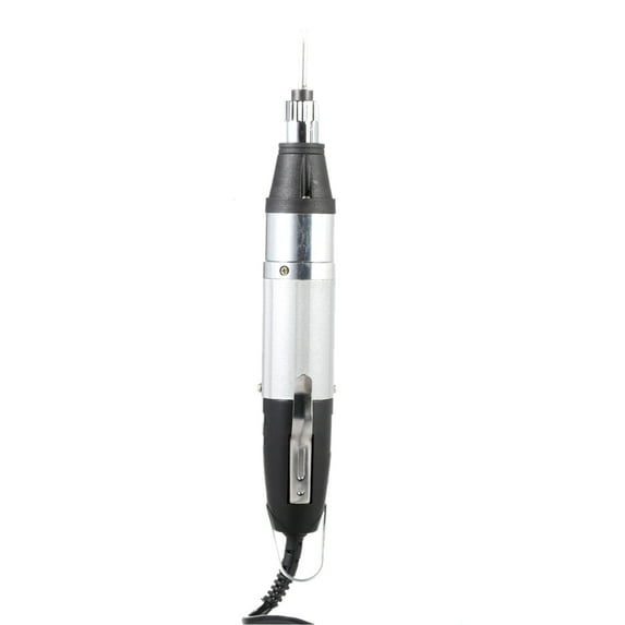 Walmeck AC110V- DC Powered Electric Screwdriver with 10pcs Bits Stepless Speed Regulation Tool