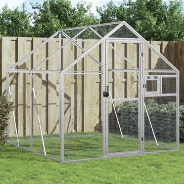 Walk in Iron Aviary Large Bird Cage Heavy Duty Pet Parrots Poultry ... - Ultra Large Walk In Aviary For Parrots