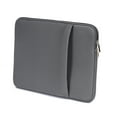 thumbnail image 1 of Walmeck B2015 Laptop Sleeve Soft Zipper Pouch 17'' Laptop Bag Replacement for MacBook Air Ultrabook Laptop Grey, 1 of 7