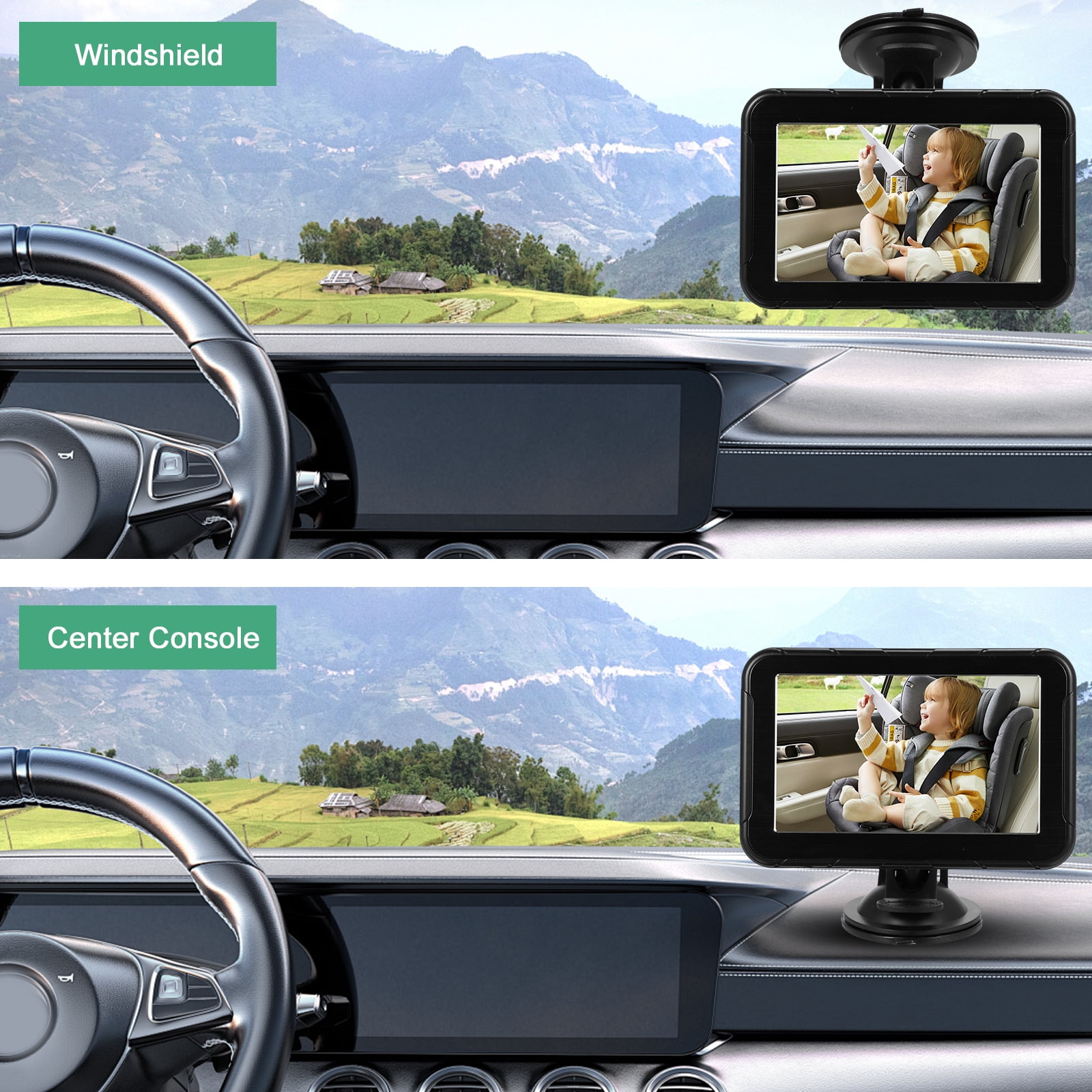 Walmeck Car ,Rear Camera With Seat Camera Rear Camera Rear Camera View Newborns Kids Car Seat Camera Baby Car Mirror With Wide Clear Infant Car Seat Clear View Newborns Baby With