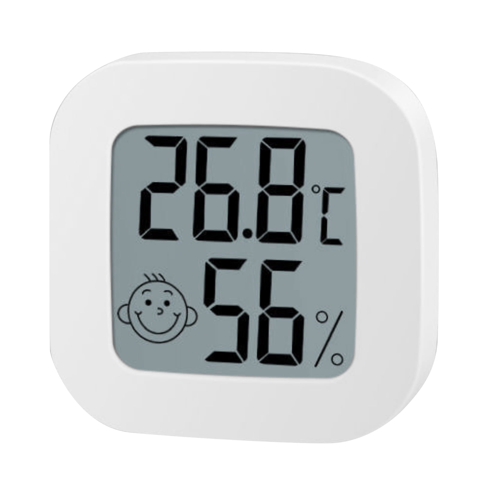 Walmeck Indoor Humidity Monitor Digital LCD Sensor Gauge Humidity Meter Gauge Room Hygrometer Gauge Weather Station