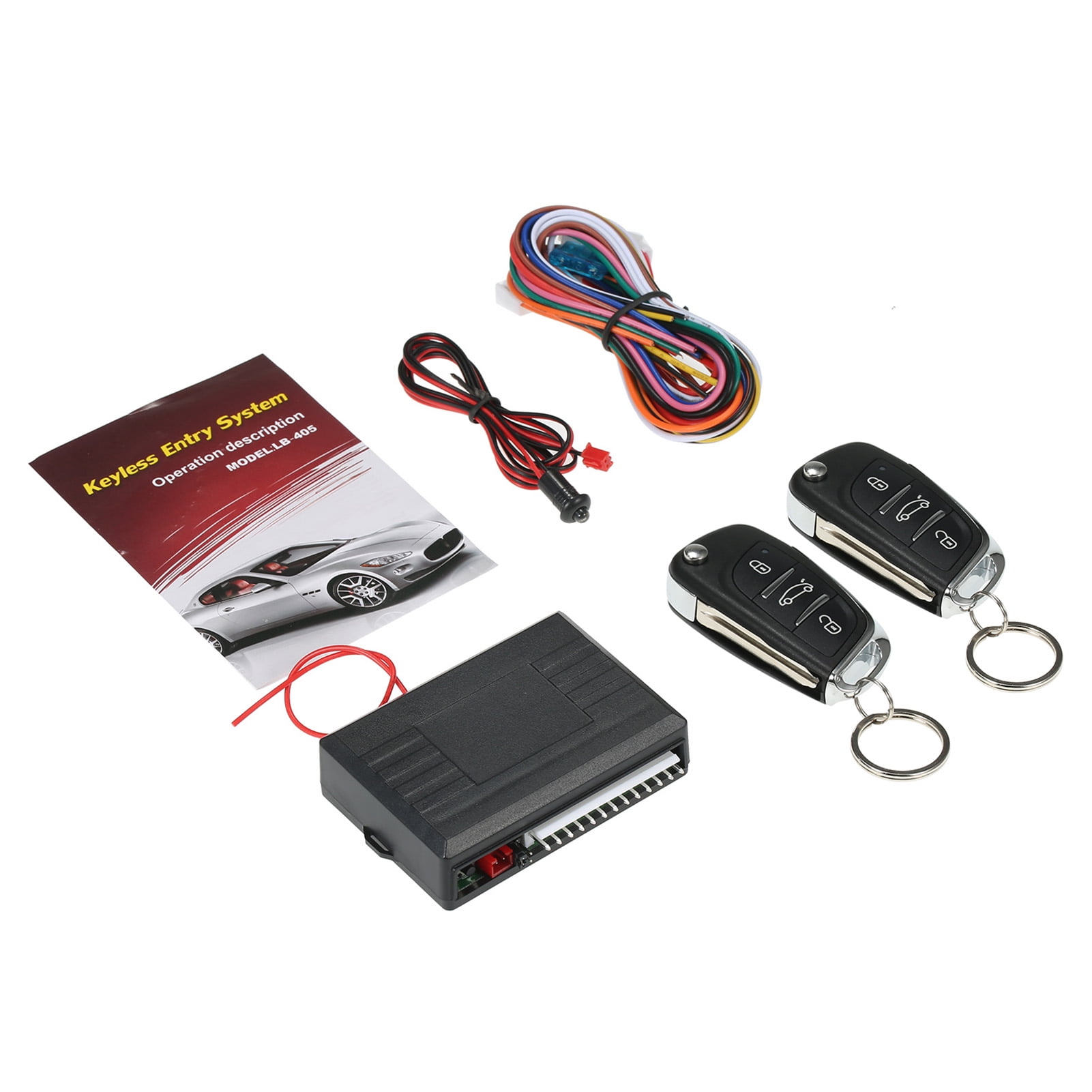 Walmeck Keyless Entry System,Door Lock Keyless Box Kit Release Car Door