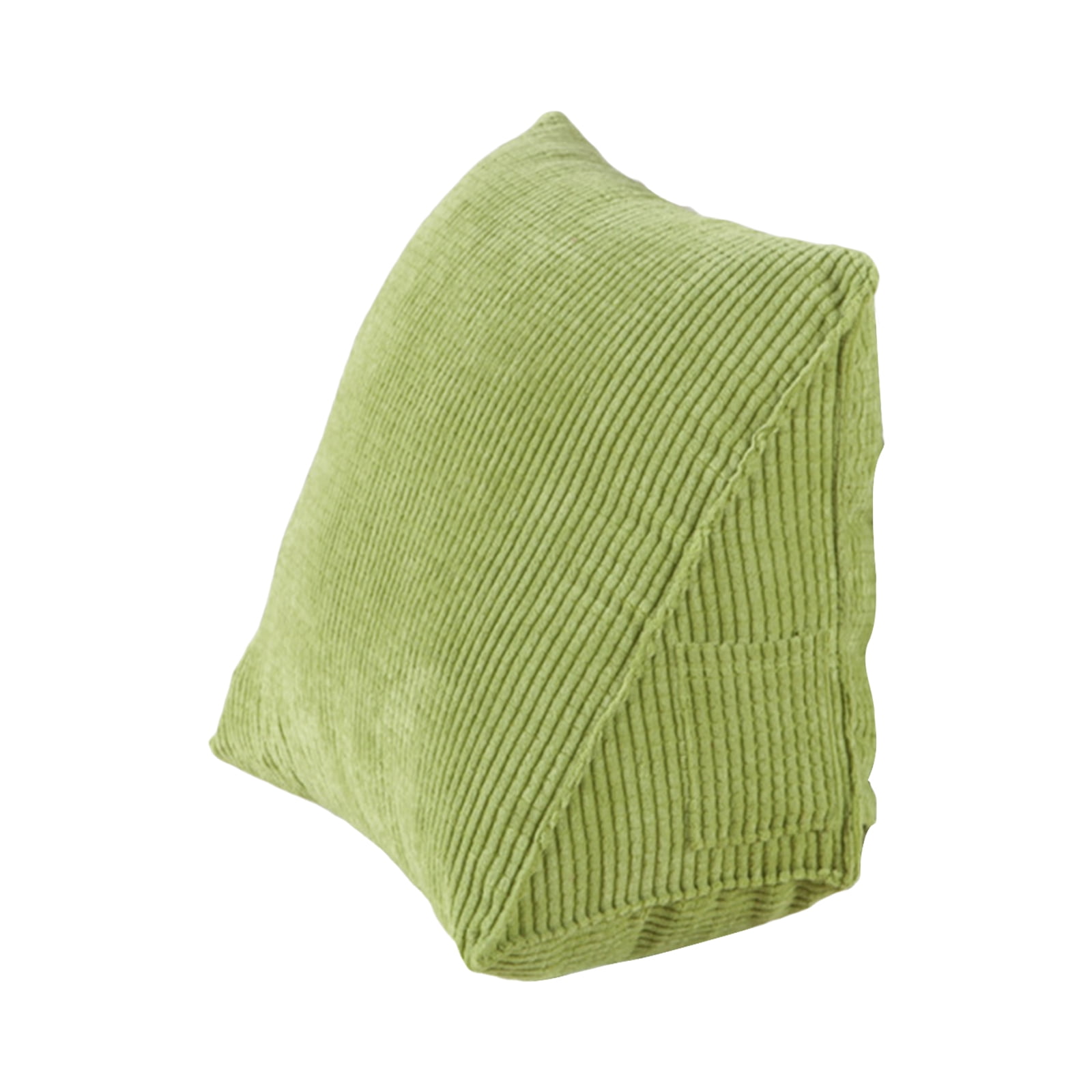 Walmeck Triangle Pillow Comfortable Reading Pillow With Zip Pocket Triangle Wedge  Small Back Support Pillow Cushie Pillows for Office Home Bed Sofa
