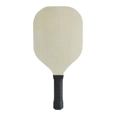 Walmeck Wood Pickleball Paddle, DIY Blank Racquet for Indoor, 17.72 x 9.45 Inches, Lightweight