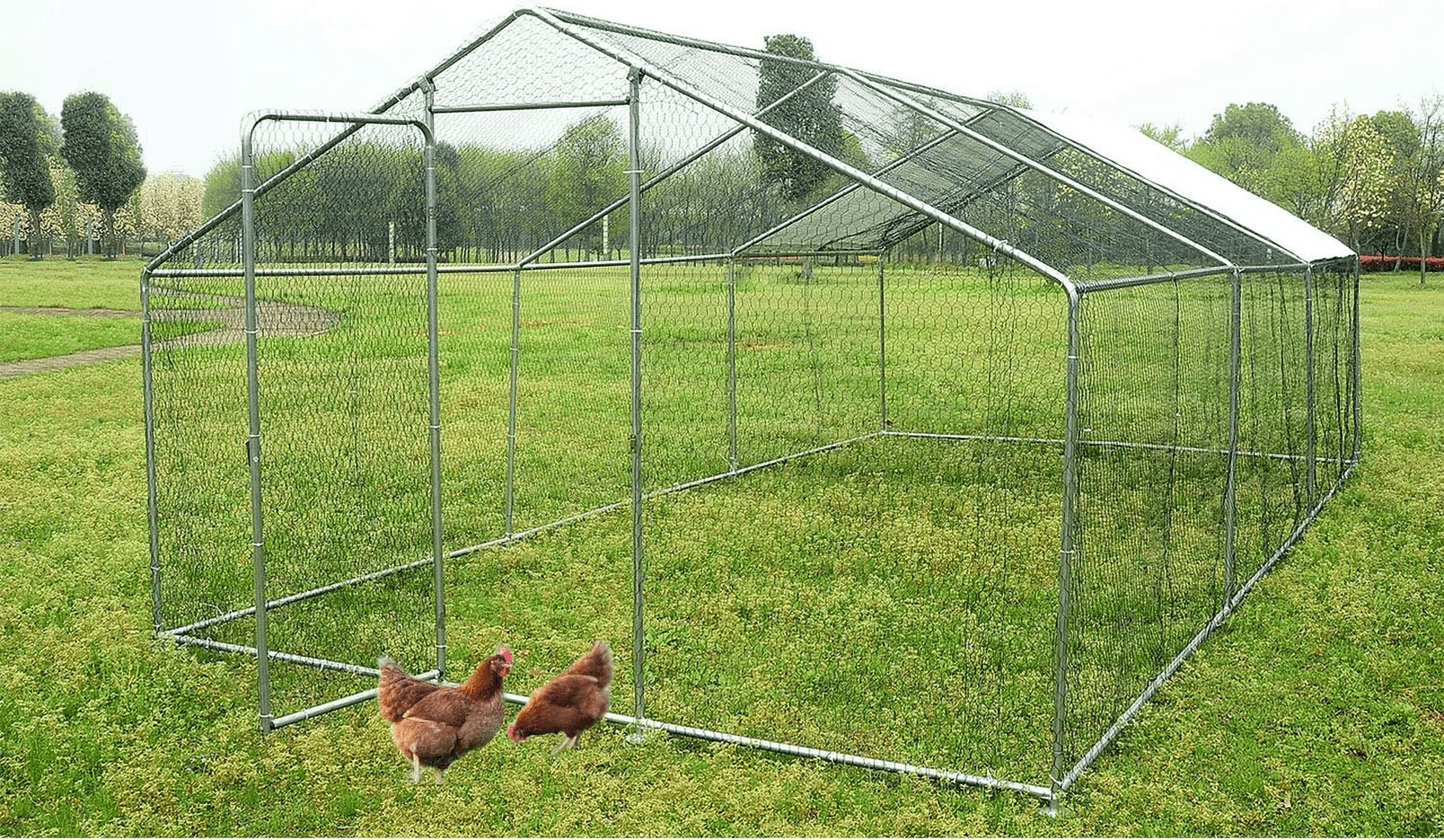 Free Shipping! TOETOL Extra Large Metal Chicken Coop Walkin Free Shipping! TOETOL Extra Large Metal Chicken Coop Walkin