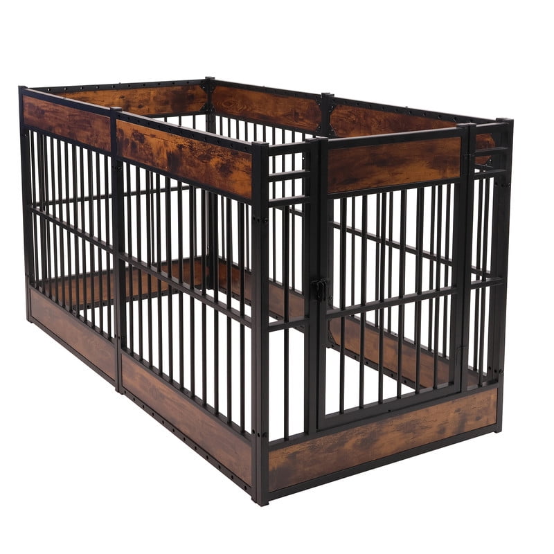Walnest Dog Fence Heavy Duty Exercise Pet Play Pen for Dogs 31.5 Height Fence Pen 31 63 Inch Extendable Dog Playpen Walmart