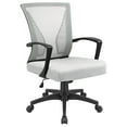 thumbnail image 1 of Walnew Mid-back Mesh Office Chair Desk Chair Computer Task Chair with Lumbar Support and Armrest(White), 1 of 8
