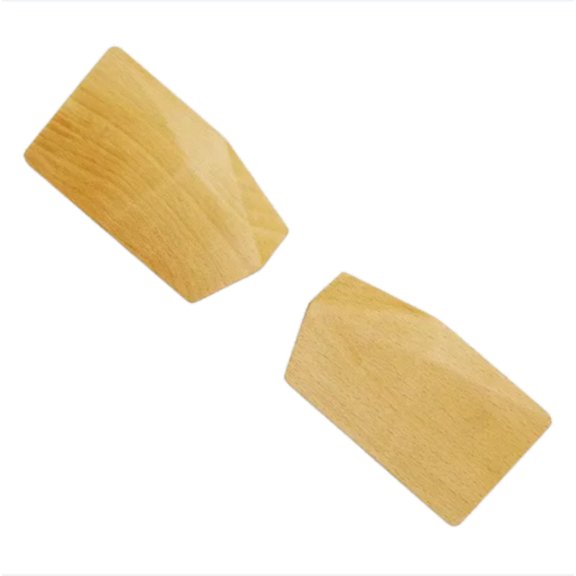 Walnut/Beech Wood Split Wrist Rest, Ergonomic Palm Rest for 65% Alice Mechanical Keyboard and 75% Keyboard