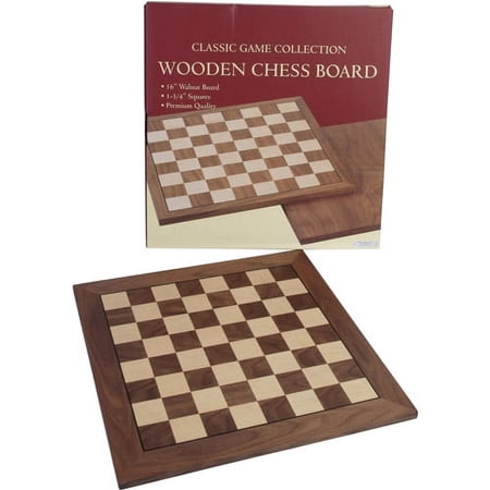 Walnut Chessboard, 16"