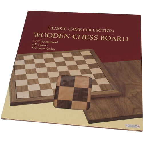 18 Standard Walnut Chess Board