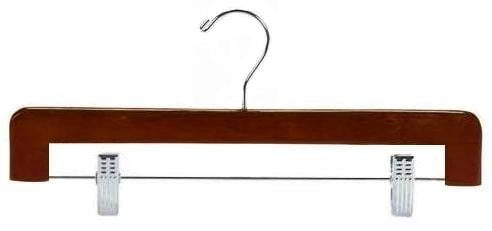 Walnut & Chrome Pant/Skirt Hanger