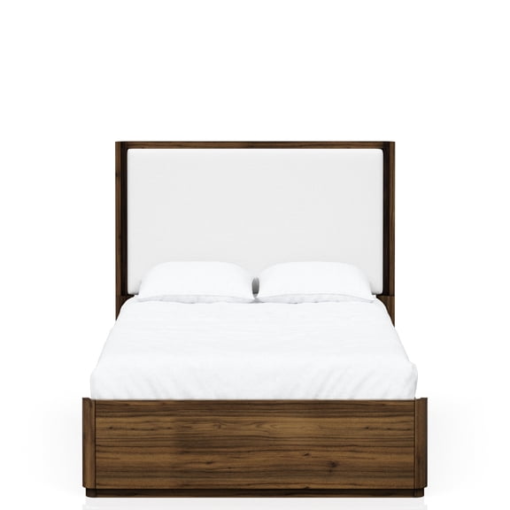 Walnut Color - Casual Style Bed - Bedroom Setting - Peaceful Nights