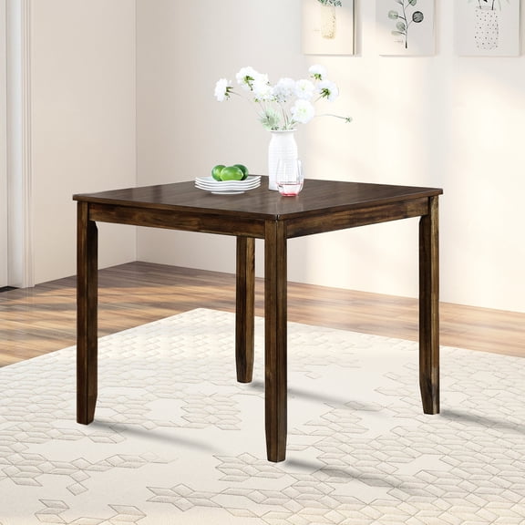 Walnut Color Palette - 330 Lbs Load - Bearing - Dining Room Entertainment - Easy - Install Table