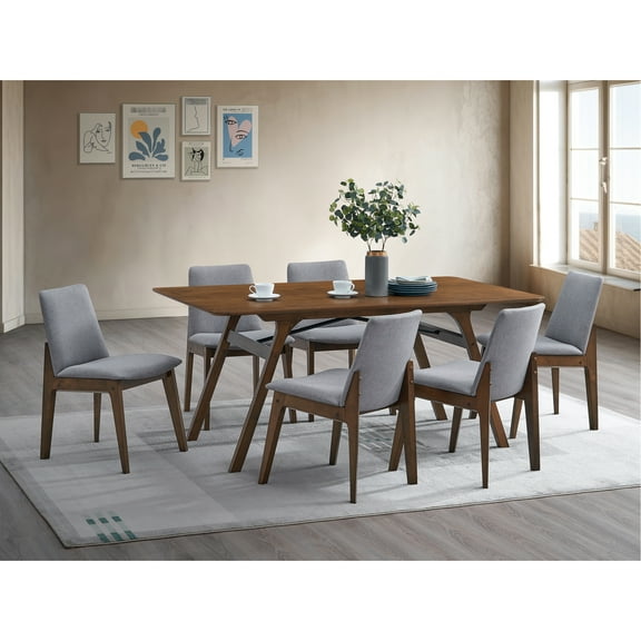 Walnut Color Table - For Use Dining And Stylish