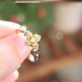 thumbnail image 1 of Walnut Couple Style Ring Japanese And Korean Design Elegant Unisex Band With Hippocampus Accent Jewelry For Everyday, 1 of 3