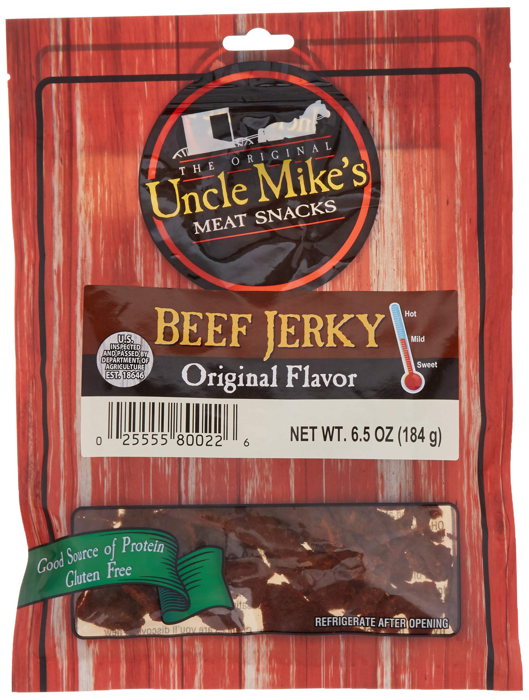 Walnut Creek Amish Foods AIF4 Beef Jerky Original 6.5oz Package