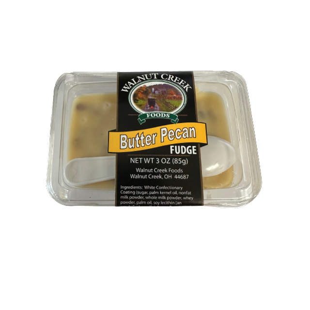 Walnut Creek Butter Pecan Fudge Cup 3 oz.
