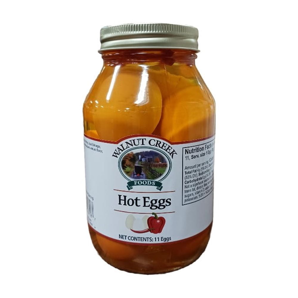 Walnut Creek Foods Ready to Eat USA Made Amish Hot Eggs 32 Oz