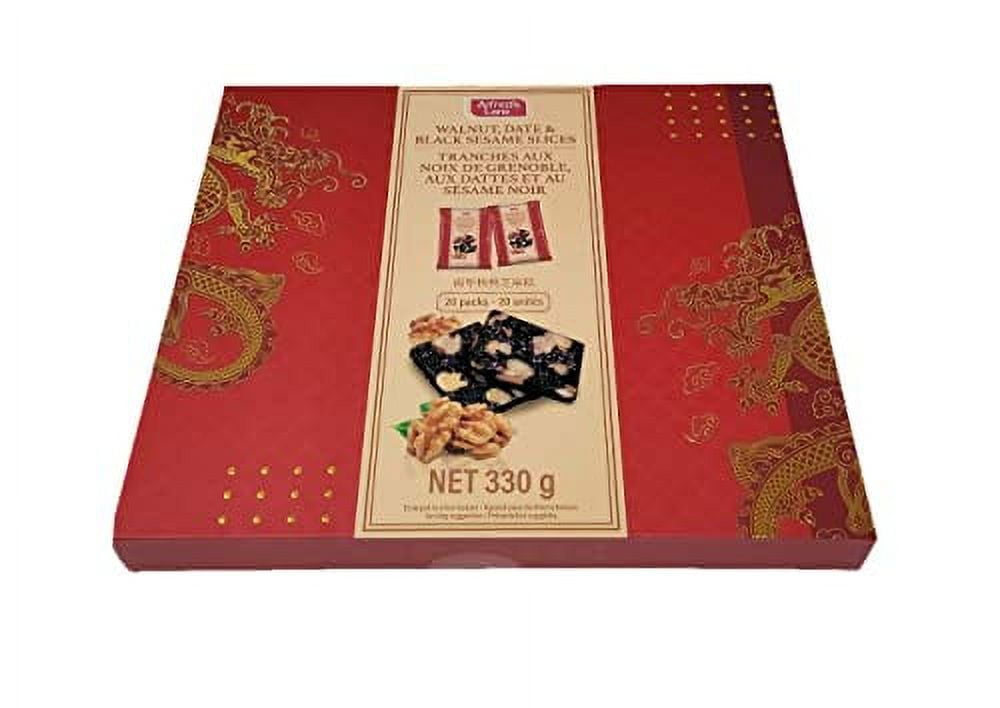 Walnut, Date & Black Sesame Slices, A Delicious & Tasty Healthy Snack