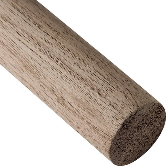 Walnut Dowel Rods 48” x 1/2" - Solid Hardwood Dowels for Woodworking, Joinery, and Furniture Projects - Smoothly Sanded, Kiln-Dried Walnut Wood Rods – Choose Diameter ½” to 1¼”