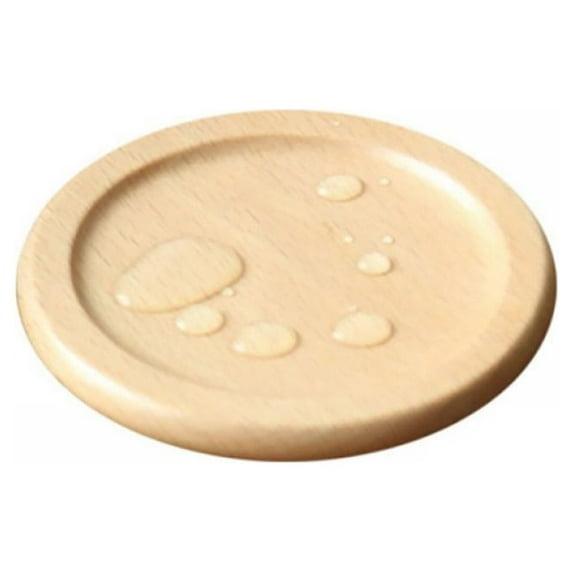 Walnut Drink Coasters,Wood Coasters Set,100% Natural and Organic Dinner Decor Centerpiece for Home Office Table